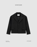 Wood Cropped Blazer